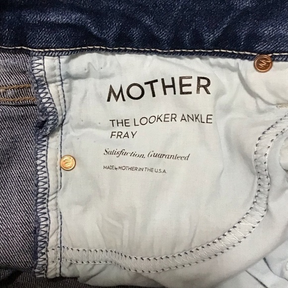 MOTHER Jeans The Looker Ankle Fray in Satisfaction Guaranteed Size 26. - Picture 12 of 12